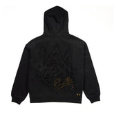 Sudadera con capucha CULT X EL ALFA CRYSTAL (624B12-PH19A) negra